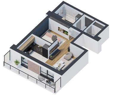 Apartament Nou 1 camere  de vanzare  Galata