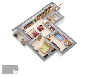 apartament nou 3 camere  de vanzare  centru Iasi