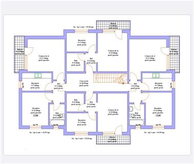 Apartament Nou 1 camere  de vanzare  Bucium