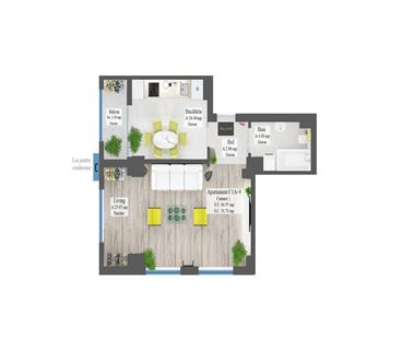 Apartament Nou 1 camere  de vanzare  Frumoasa