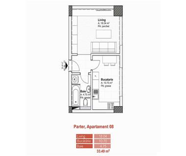 apartament nou 1 camere de vanzare tatarasi - metalurgie Iasi