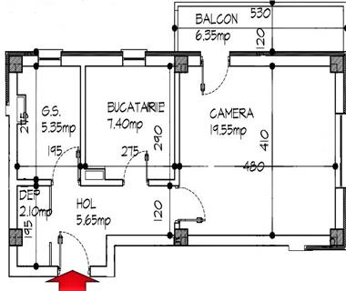 Apartament Nou 1 camere  de vanzare  Tatarasi