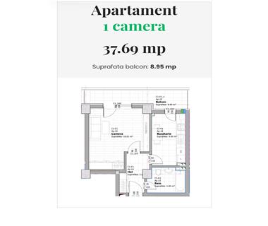 apartament nou 1 camere  de vanzare  tatarasi Iasi