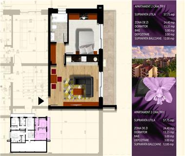 apartament nou 2 camere de vanzare bucium Iasi