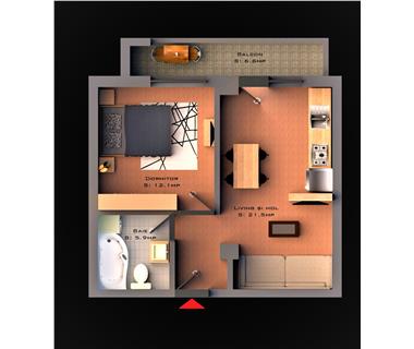Apartament Nou 2 camere  de vanzare  Bucium