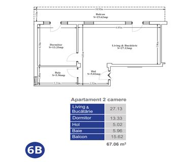 Apartament Nou 2 camere  de vanzare  Bucium