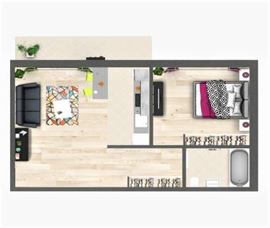 Apartament Nou 2 camere  de vanzare  Bucium