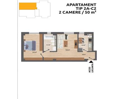 Apartament Nou 2 camere  de vanzare  C.U.G  Valea Adanca