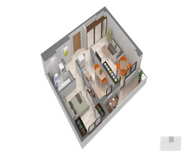 Apartament Nou 2 camere  de vanzare  Galata