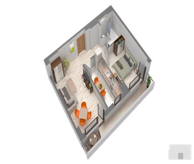 Apartament Nou 2 camere  de vanzare  Galata