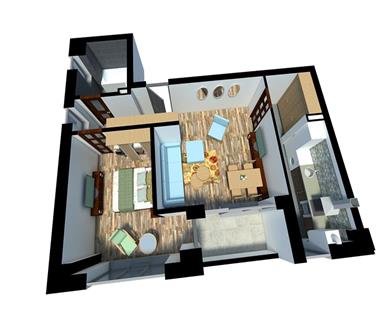 Apartament Nou 2 camere  de vanzare  Galata