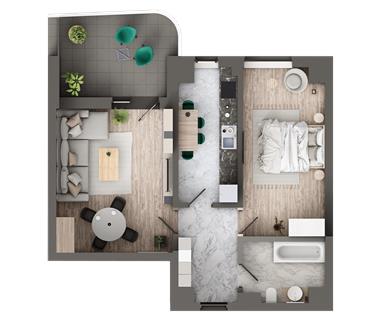 Apartament Nou 2 camere  de vanzare  Galata
