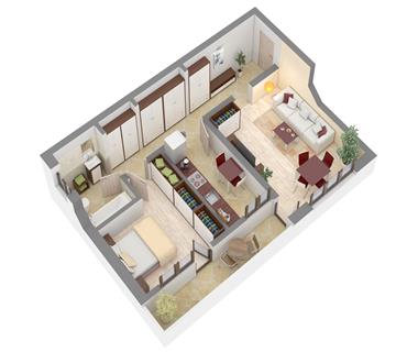 apartament nou 2 camere de vanzare nicolina - c.u.g. Iasi