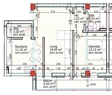 Apartament Nou 2 camere  de vanzare  Popas Pacurari