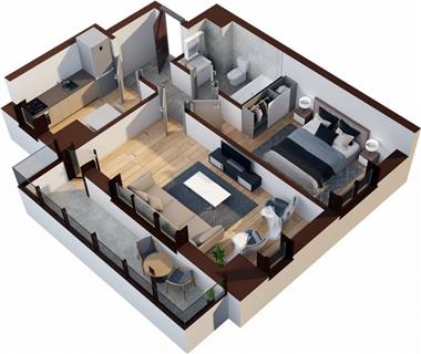 apartament nou 2 camere de vanzare tatarasi - oancea Iasi