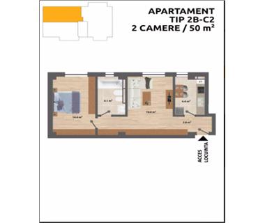 Apartament Nou 2 camere  de vanzare  C.U.G  Valea Adanca