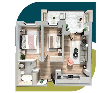 Apartament Nou 3 camere  de vanzare  Galata