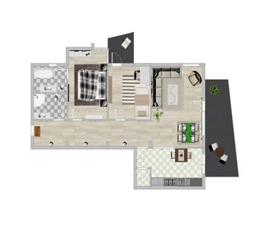 Apartament Nou 3 camere  de vanzare  Moara de Vant