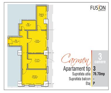 apartament nou 3 camere de vanzare nicolina - c.u.g. Iasi