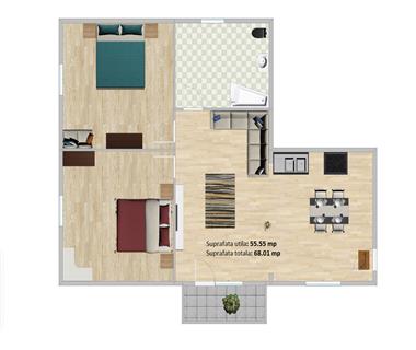 apartament nou 3 camere de vanzare tatarasi - dancu Iasi