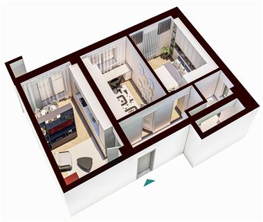 Apartament Nou 3 camere  de vanzare  Visani