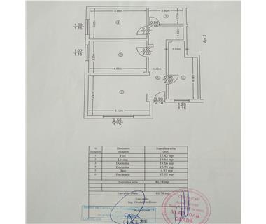 Apartament Nou 3 camere  de vanzare  Rediu